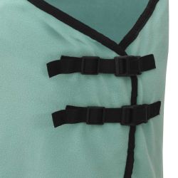 vidaXL Zirgu sega Īpaša zaļa Poliesters