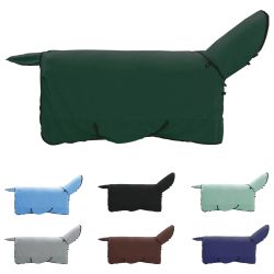 vidaXL Zirgu sega Pilnīgi tumši zaļa Poliesters