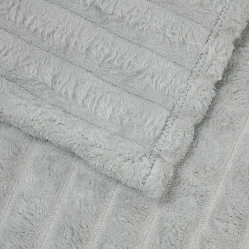 vidaXL Pledu segas 6 pcs Pelēka 270 x 240 cm Flīss