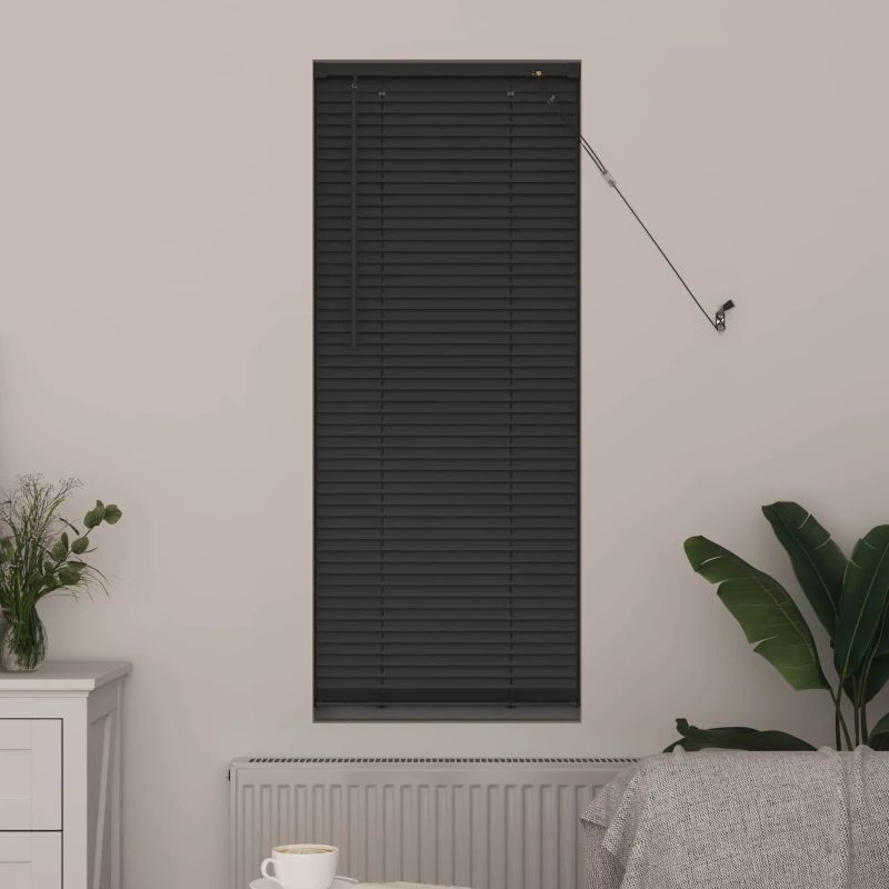 vidaXL Venēcijas žalūzija Regulējams Sudrabaini pelēks 150 x 40 cm PVC