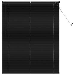 vidaXL Venēcijas žalūzija Regulējams Melna 150 x 120 cm PVC