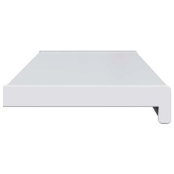 vidaXL Logu palodze Balts 60 x 25 x 4,5 cm PVC