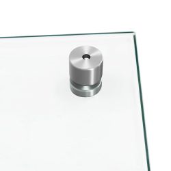 vidaXL Virtuvės užpakalinė plokštė 2 pcs Skaidrus 100 x 50 cm