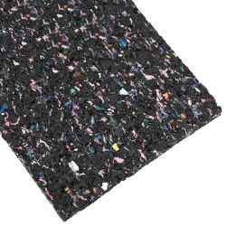 vidaXL Gumijas rullis Melna Gumija