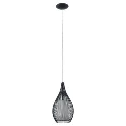 Hanging lamp Eglo razoni black 1x60w e27