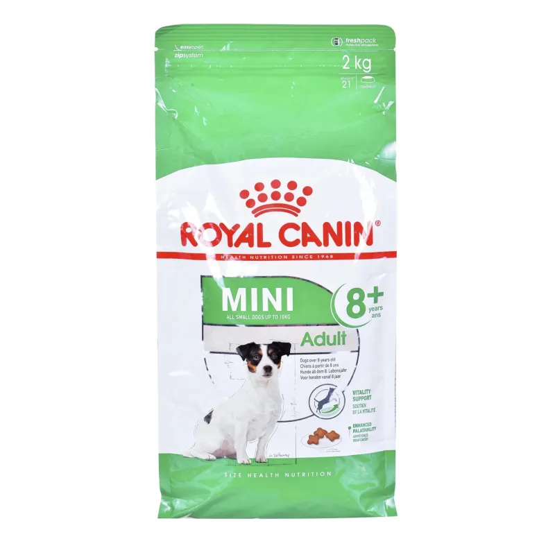 Sausā suņu barība Royal Canin SHN Mini Adult 8+, vistas gaļa, 2 kg