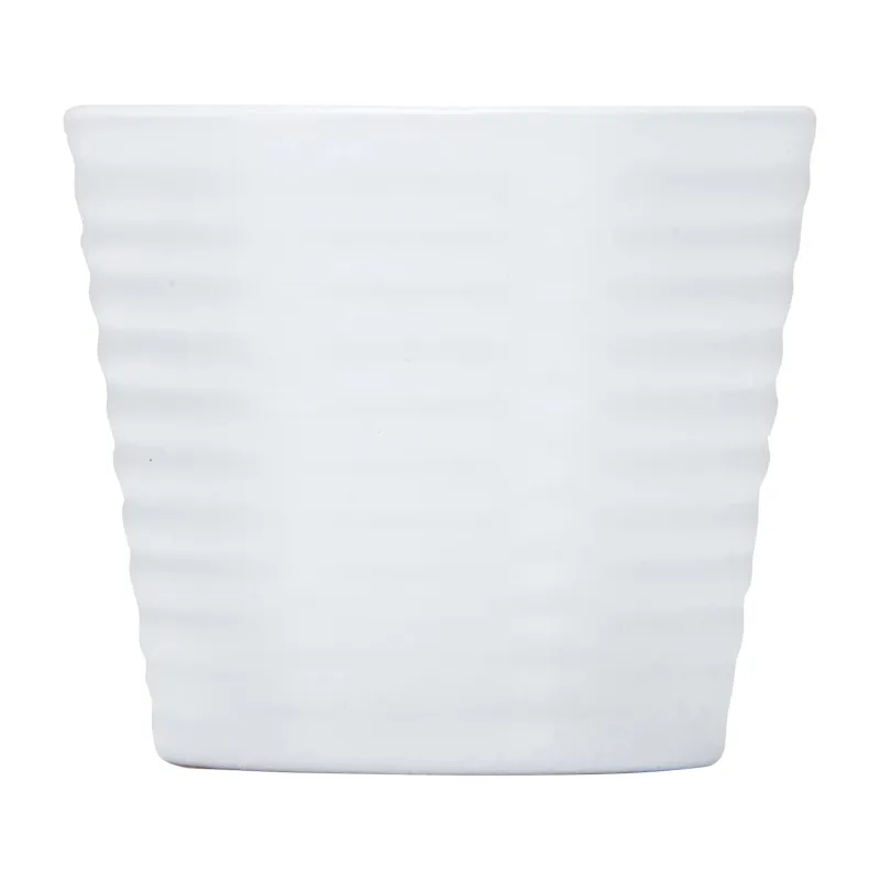 Puķu pods Scheurich Expressive 56371, keramika, brūna krās.-balta krās.-melna krās.