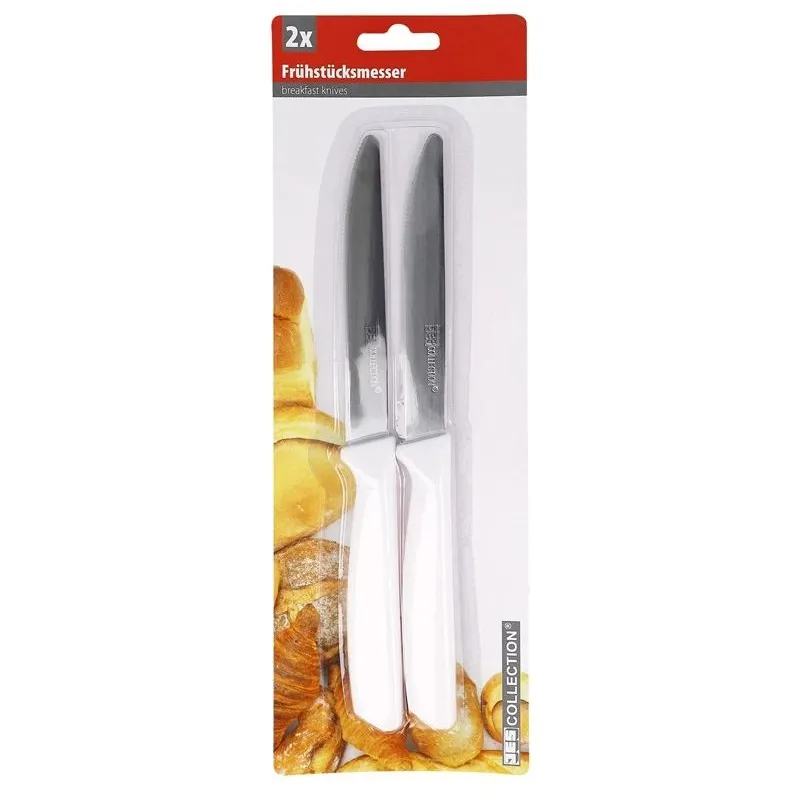 Нож, нержавеющая сталь, многоцветный, 2 шт.