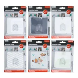 Drēbju āķis J.E.Schum, 8 cm x 8 cm, ,krāsa-dizains tiek izvēlēts nejauši,