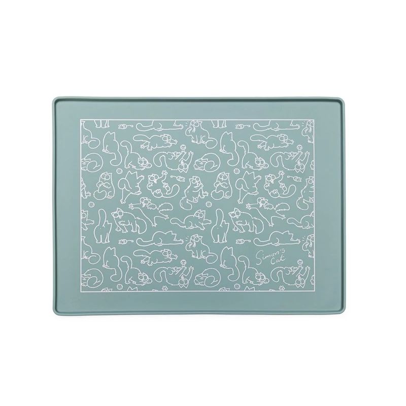 Paklājs kaķa bļodai simons l40x30x1cm z.