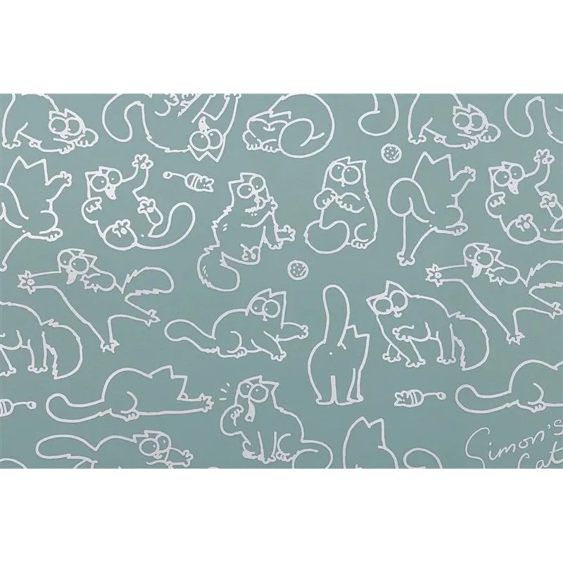 Paklājiņš dzīvnieku bļodām Karlie Simons, 0.001 l, 40 cm x 30 cm x 1 cm, zaļa krās.