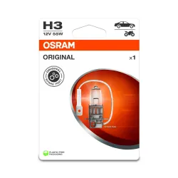 Automobilio lemputė Osram PK22S, halogeninė, skaidri sp., 12 V