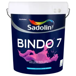 Краска для стен Sadolin Bindo 7, белый цв., 15 л