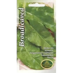 Sēklas Kurzemes sēklas, skābenes Broadleaved, 2 g