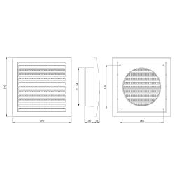 Reste plastik nd12 190x190-125 blta eur