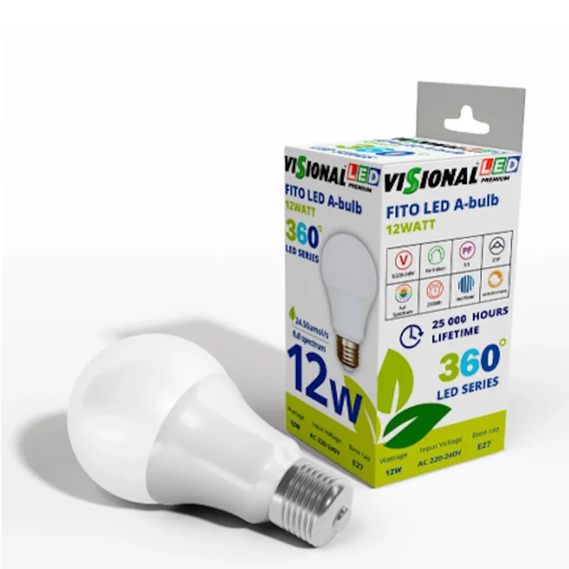 Lampa augu audzēšanai 12W Filament Fito LED