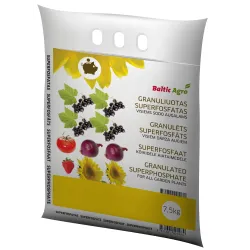 Trąšos augalams sodui Baltic Agro Superphosphate, granuliuotas, 7.5 kg