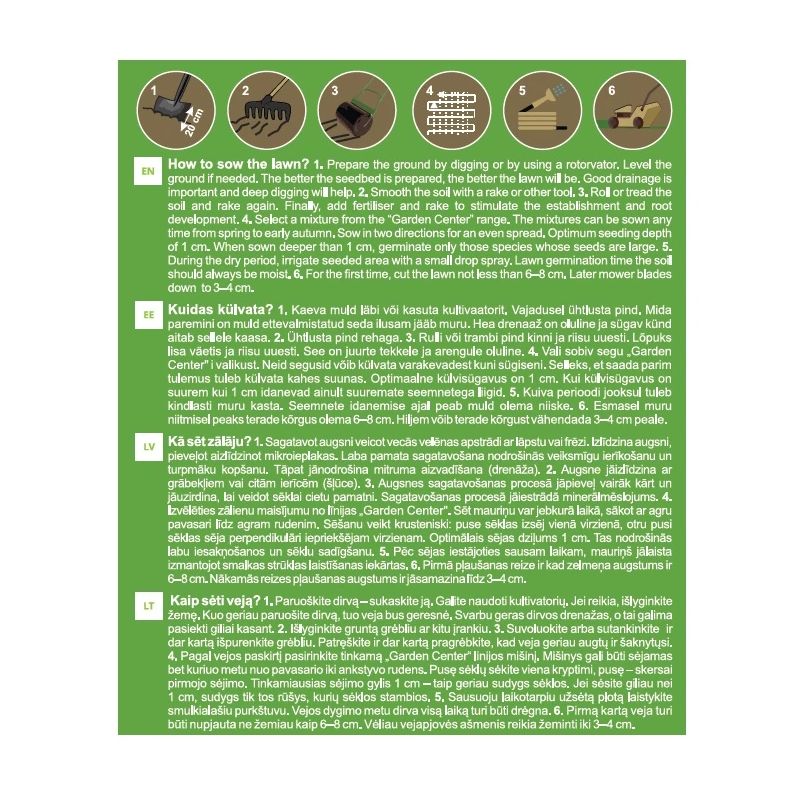 Mauriņa sēklas baby soft gc 1kg