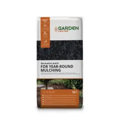Mulčias Garden Center, 10 - 40 mm, 50 l, juoda sp.