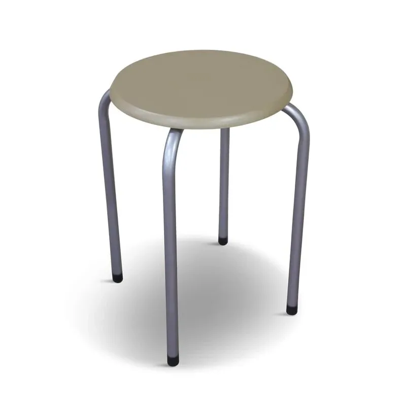 Табурет Domoletti Demet, дерева цв.-серебристый, 30 см x 30 см x 45 см