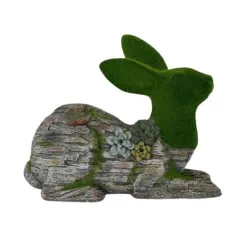 Sodo dekoracija Zuikis Garden Center 2259-41.5, 41.5 cm x 17.5 cm x 34 cm, žalia sp.-pilka sp.