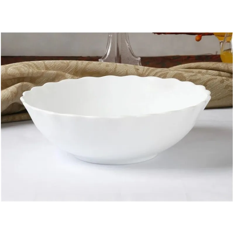 Bowl soup 15.1cm waves white