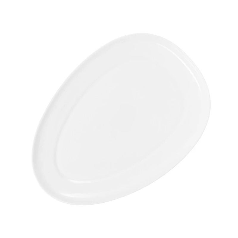 Šķīvis ovāls 33cm balts