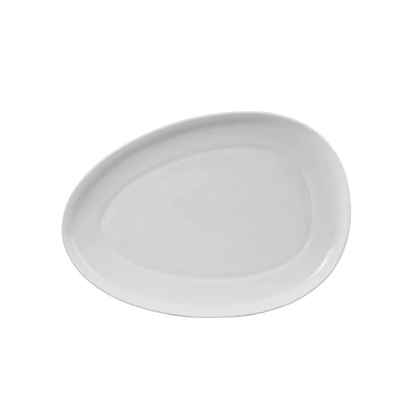 Šķīvis ovāls 33cm balts