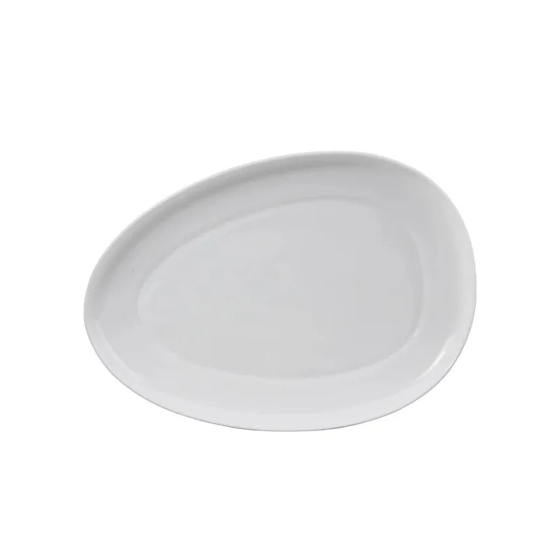 Šķīvis ovāls 33cm balts