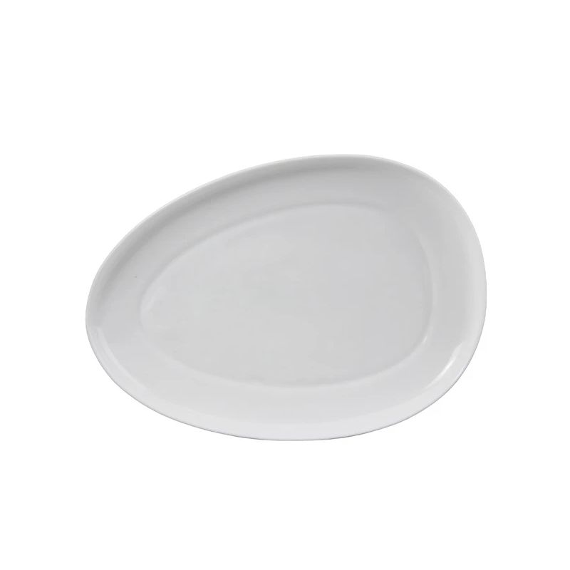 Šķīvis ovāls 33cm balts