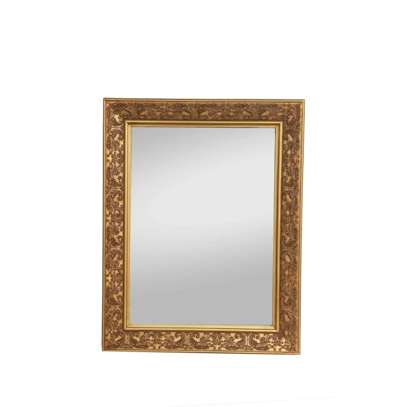 Spogulis dea 90x70x3.3 cm zelts