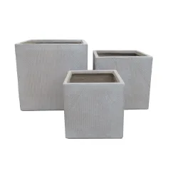 Gėlių vazonas Domoletti LT24784-1S, keramika-molis, pilka sp.