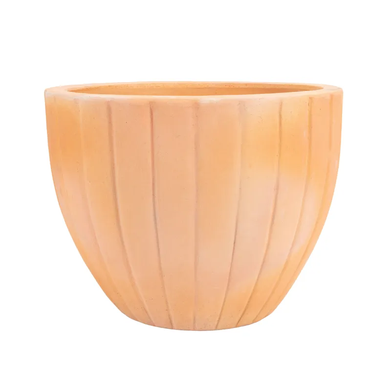 Puķu pods Domoletti TC.6580.030, keramika-māls, brūna krās.