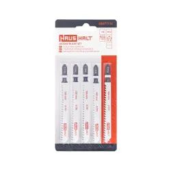 Siaurapjūklio pjūklelių komplektas Haushalt T111C, 10 cm, 5 vnt.