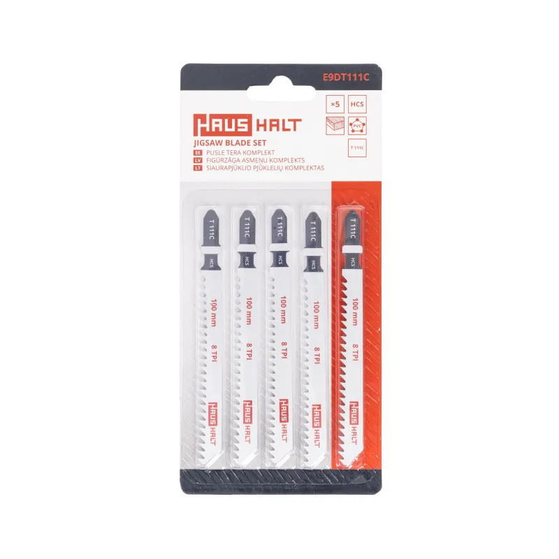 Finierzāģa asmeņu komplekts Haushalt T111C, 10 cm, 5 gab.