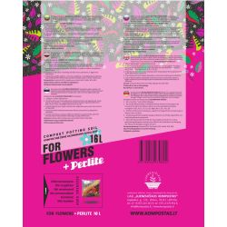 Augsne puķēm ar perlītu 16l