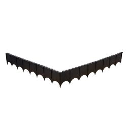 Apmale zāliena deco 78.5x12.5cm melna