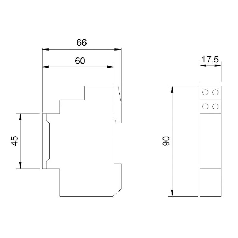 Laika slēdzis mehān mod apc-dr1 1p 16a