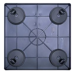 Paplāte plastm.ar riteņiem d40cm