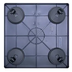 Vazonų padėklas ant ratukų Prosperplast IPMS400, pilka sp., 40 cm