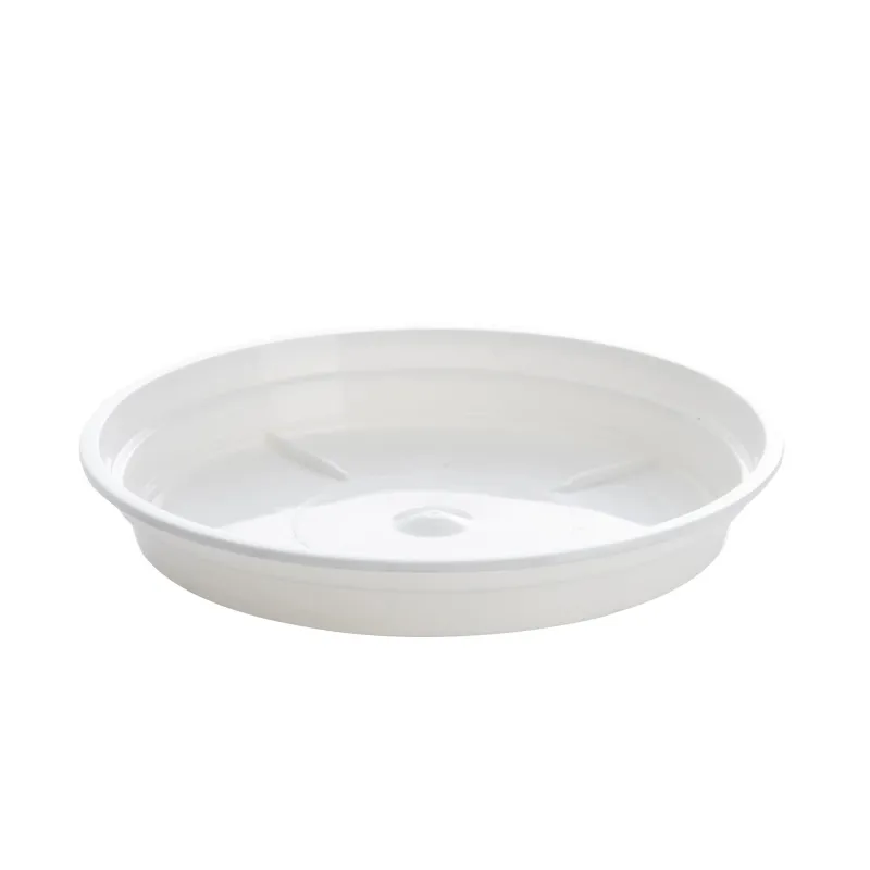 Puķu poda šķīvis Uniplastex UPO14, balta krās., 14 cm