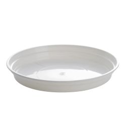 Paliktnis puķu podam upo18 18cm balts