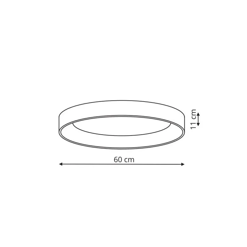 Lampa plafons Light Prestige Georgia LP-049-1C GD, LED, 3000 - 6000 °K, 1 x 36 W