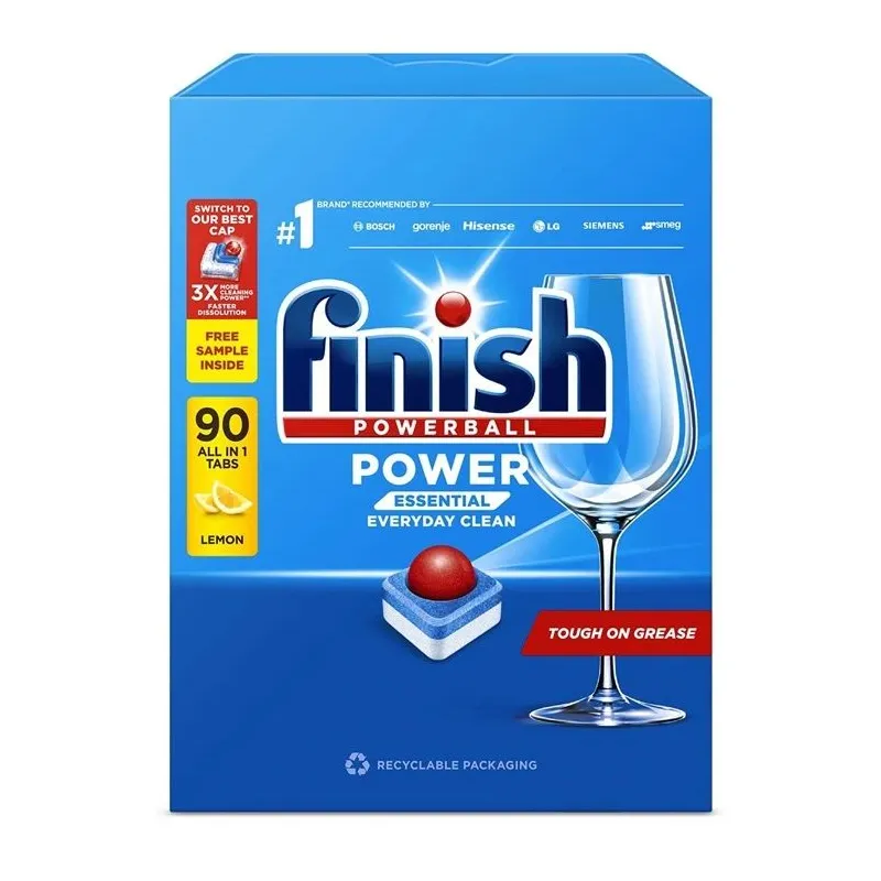 Tabletes trauku mazgājamajai mašīnai Finish Power Essential, 90 gab.