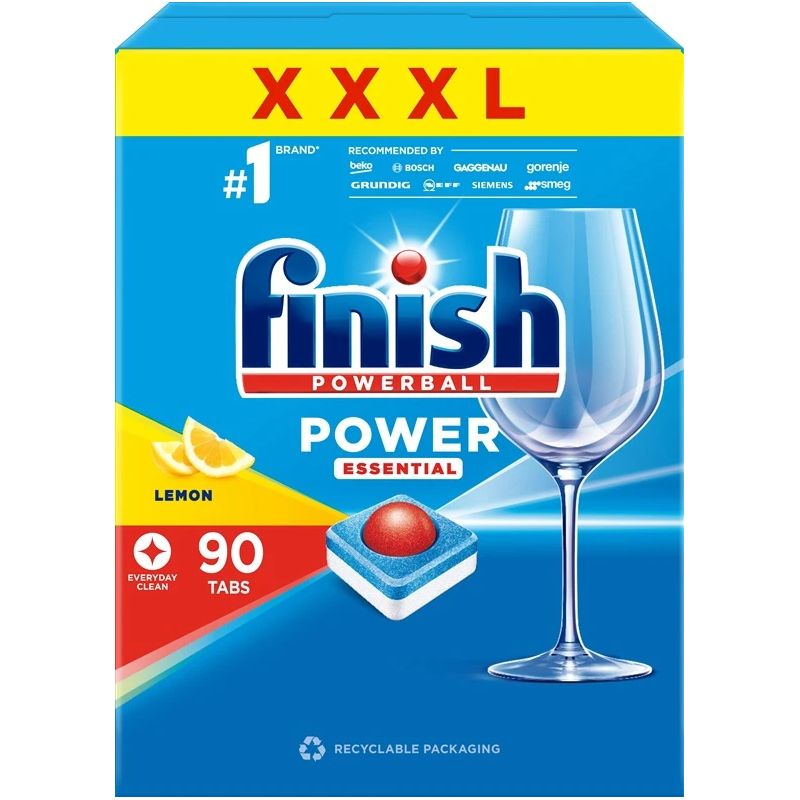 Tabletes tr.mazg.finish lemon 90 gab