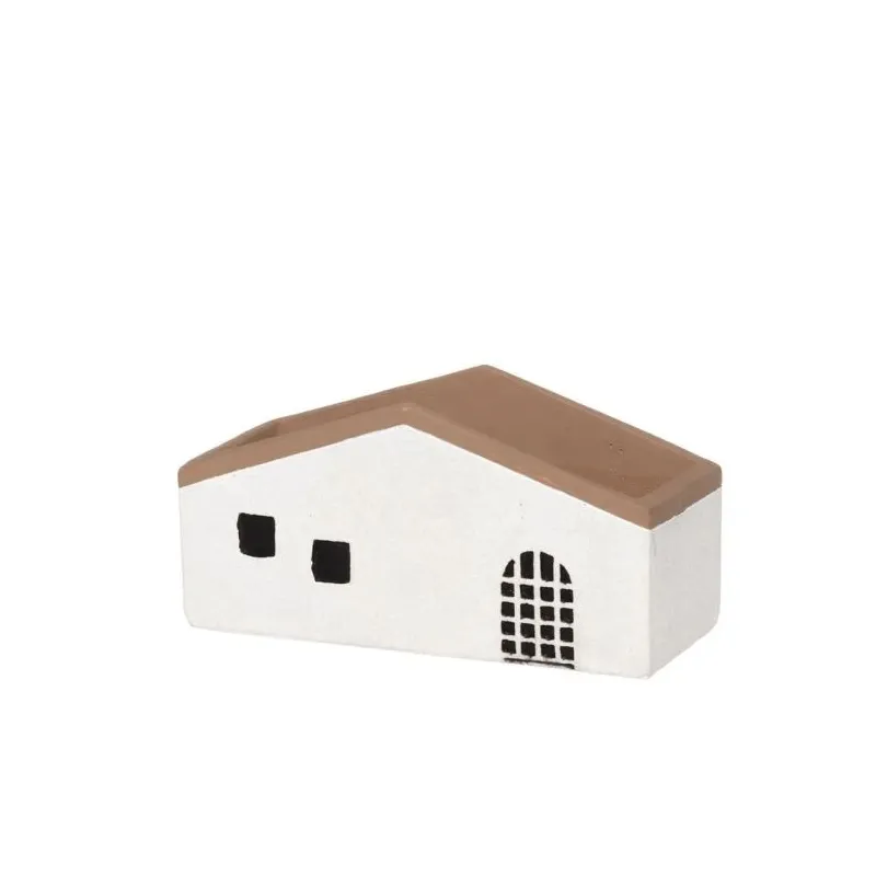 Puķu pods 4Living 643536, cementa, brūna-balta