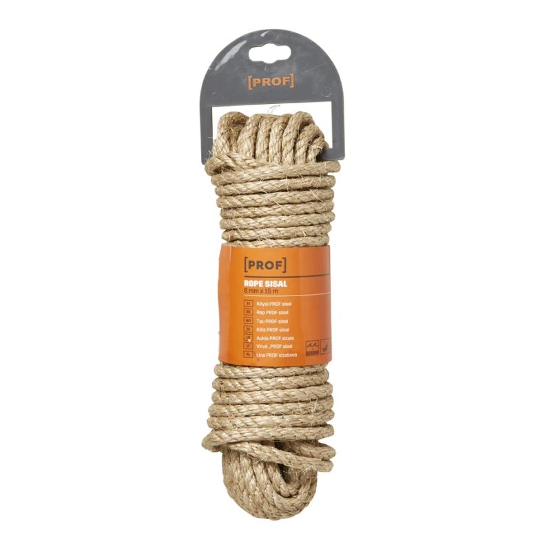 Aukla prof sisal 8mmx15m
