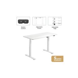 Galds regulējams frigg balta