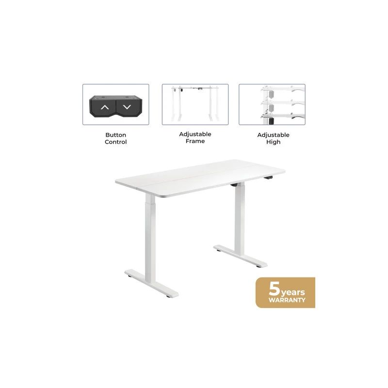 Galds regulējams frigg balta