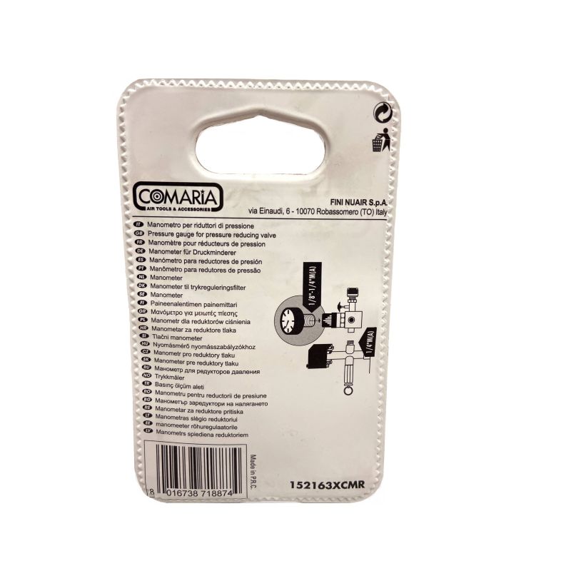 Manometrs, 1-4 20bar, 152163xcmr